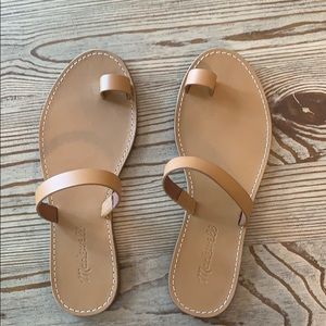 Madewell The Boardwalk Bare Slide Sandal -new
